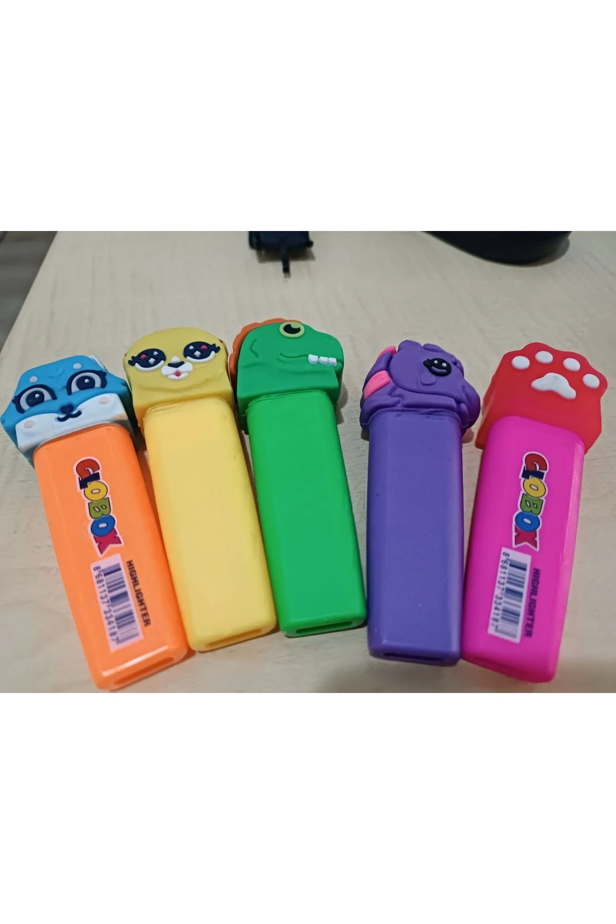 5 Adet Figürlü I?şaretleme Kalemleri