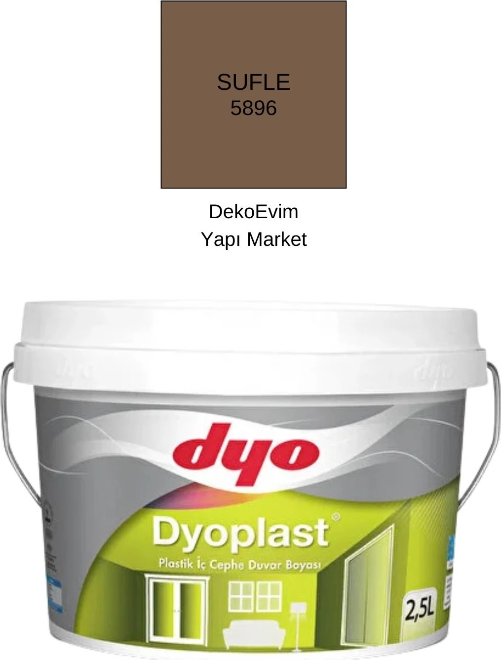 plast Plastik Iç Cephe Duvar B. Sufle 2,5 Lt.