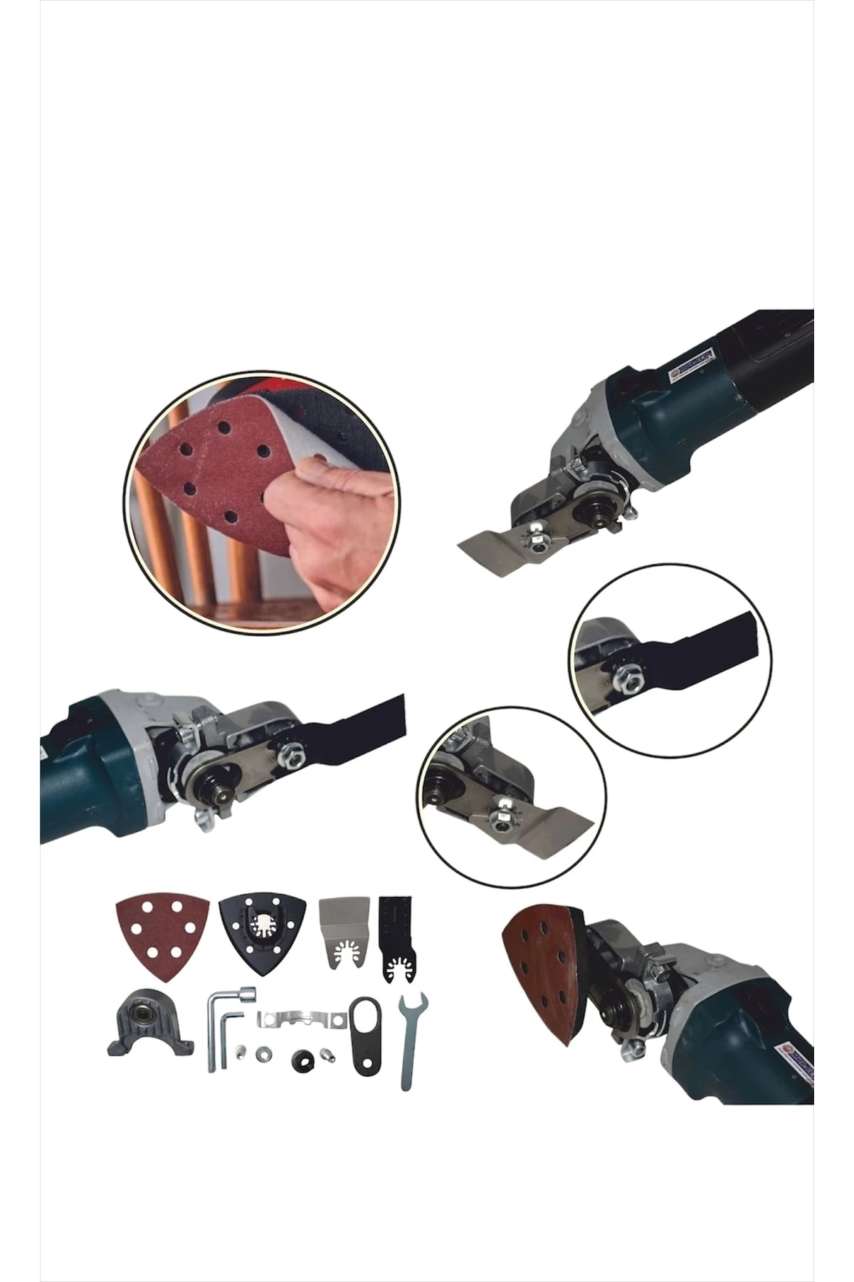 Raspalama 3'ü Set Spral Taşlama Aparatı Kesme Traşlama Zımparalama Alet Kiti Renovator Tool Kıt