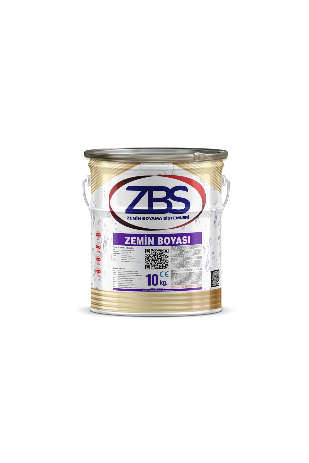 ZEMİN BOYASI 10 KG YEŞİL RAL-6024