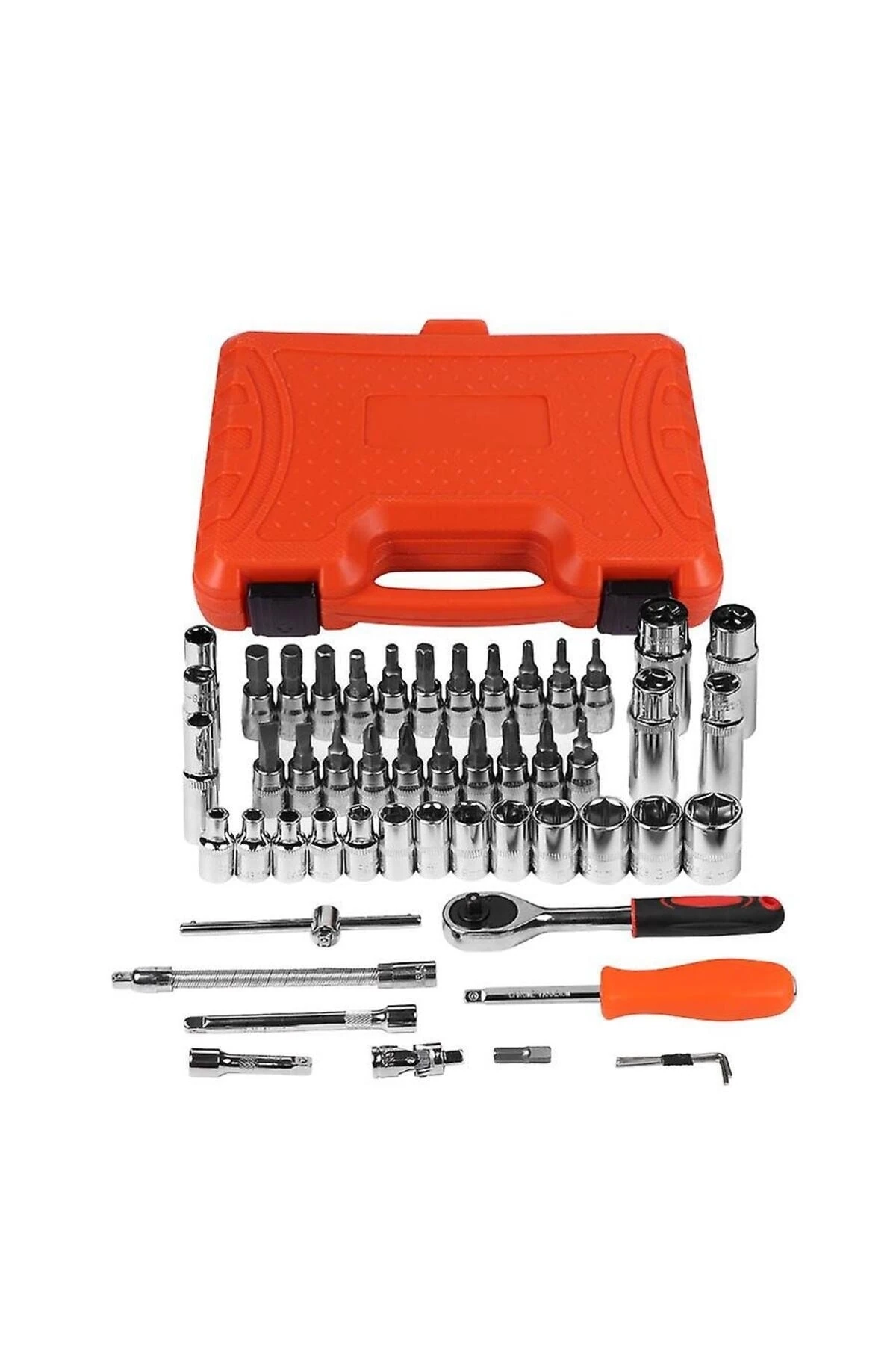 Cr-v Max 1/4 Cırcırlı 53 Parça Tork Kombinasyon Lokma Anahtar Takımı