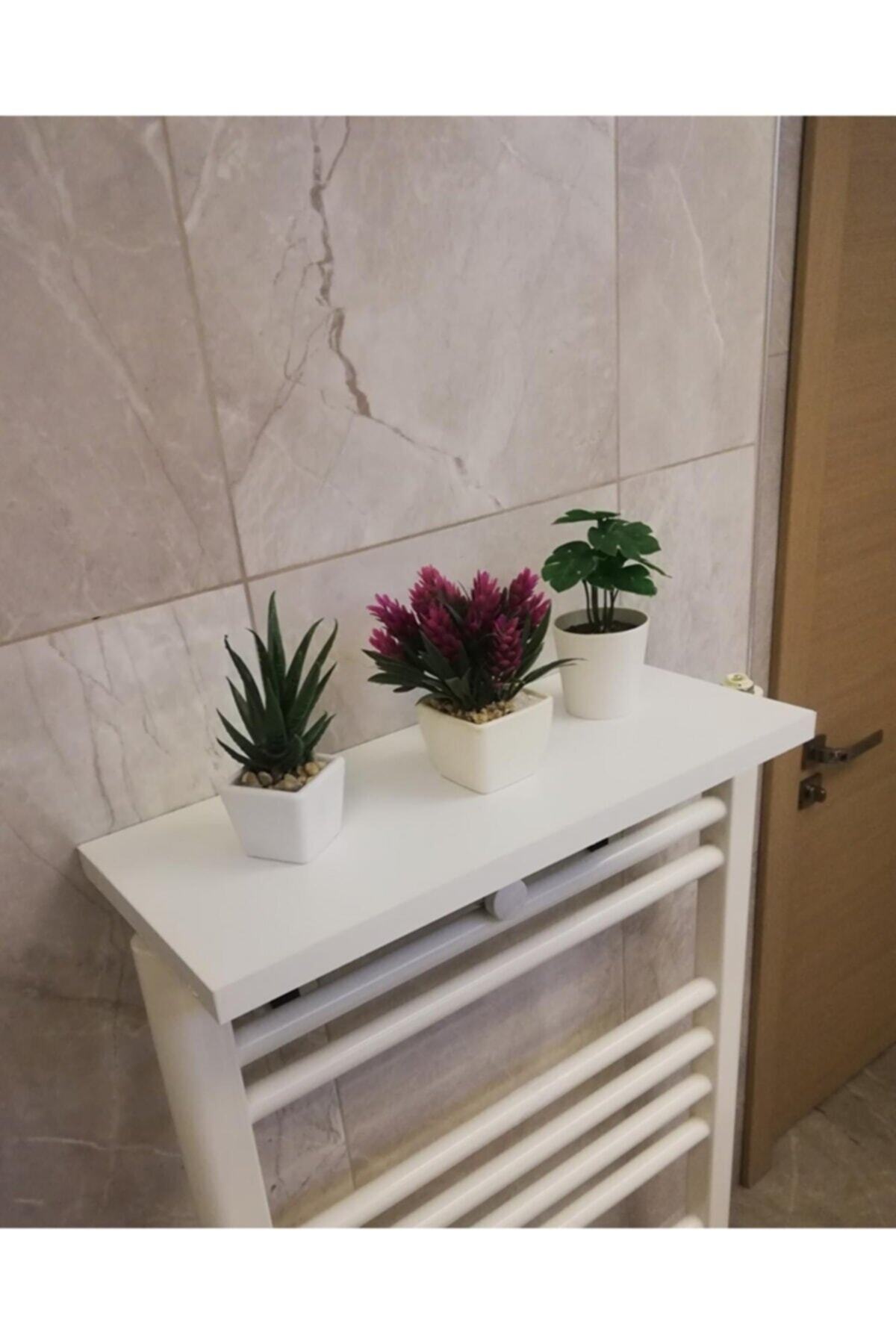 Havlupan Beyaz Raf (duvara Montajsız) 41 Cm.