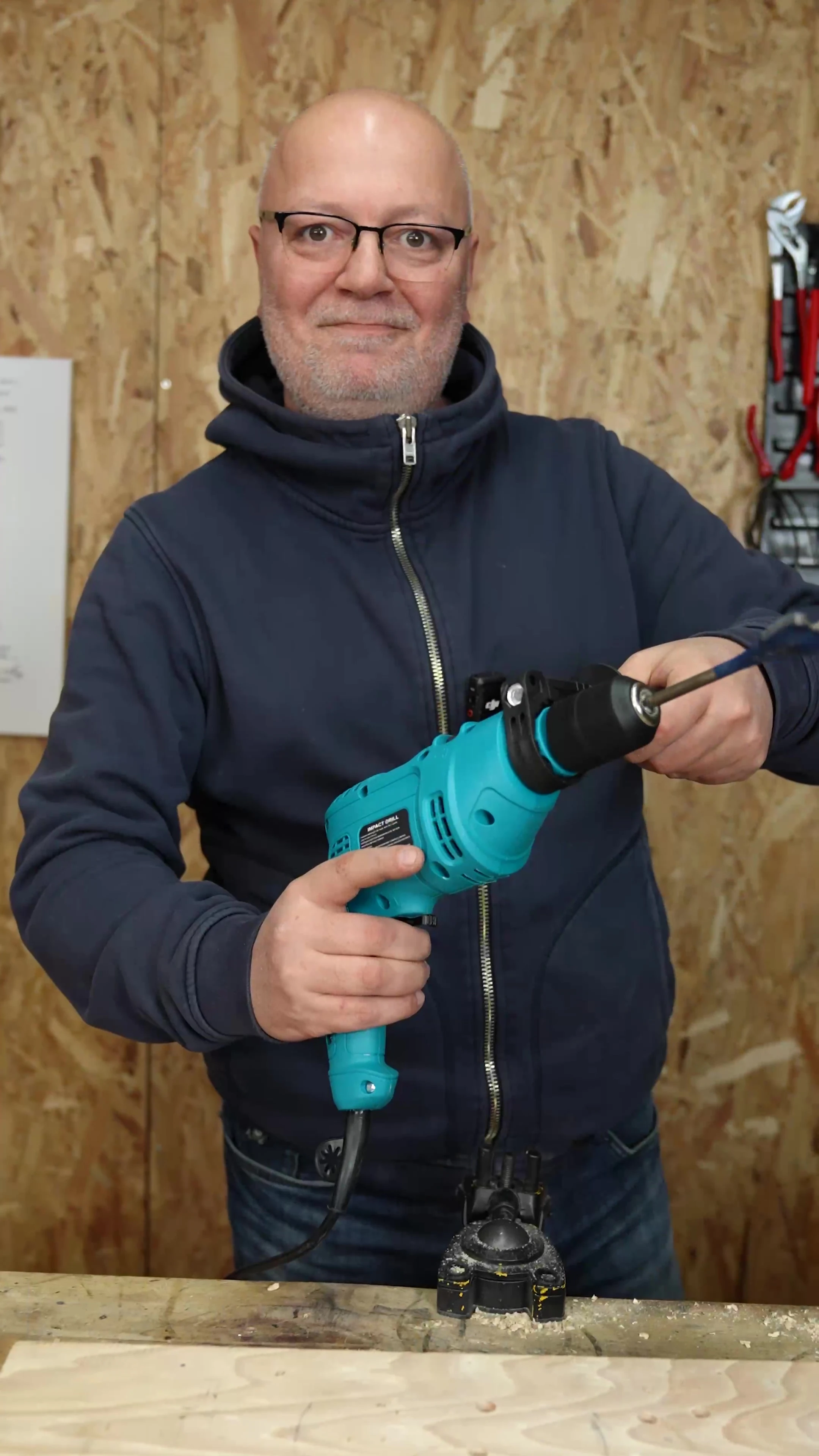 500w Darbeli Metal Şanzıman 13 mm Elektrikli Matkap