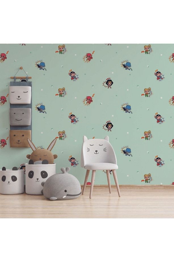 Adakids 8912 Serie Karakter Desenli Çocuk Odası Duvar Kağıdı 8912-2
