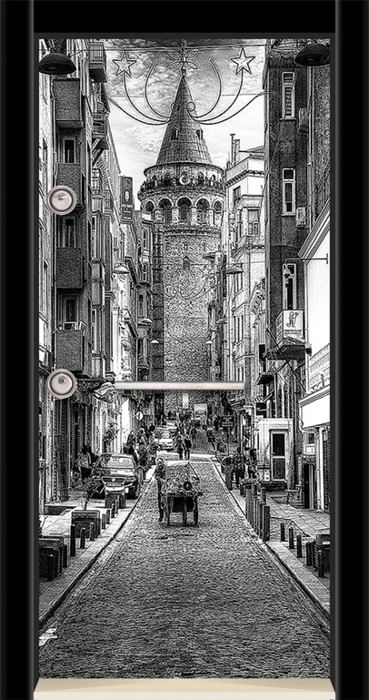 TEZ1255 Ultralam Düz Model Çelik Kapı