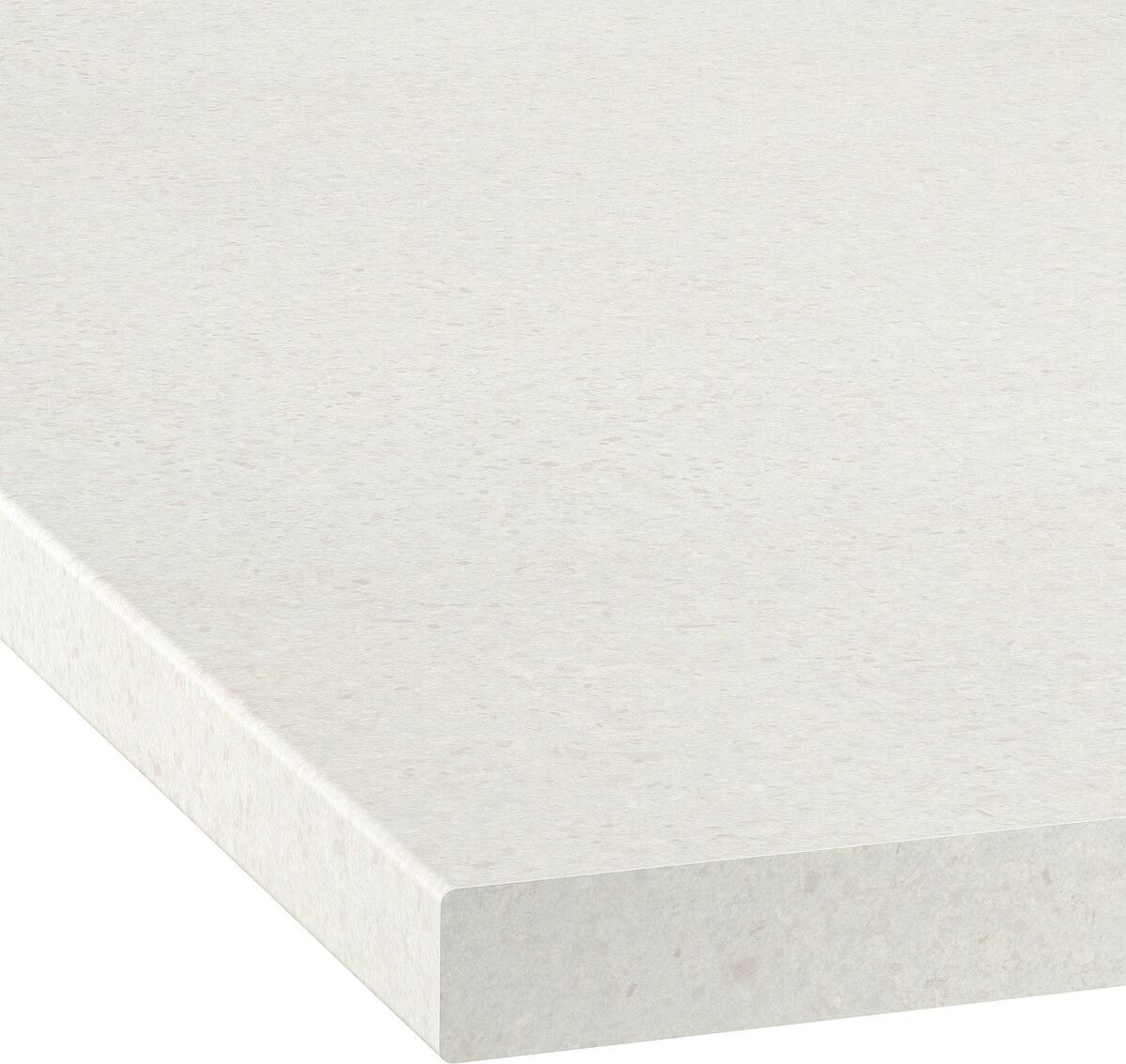 Tezgah, Beyaz-Açık Gri Taş Görünüm-Laminat, 246X3,8 cm