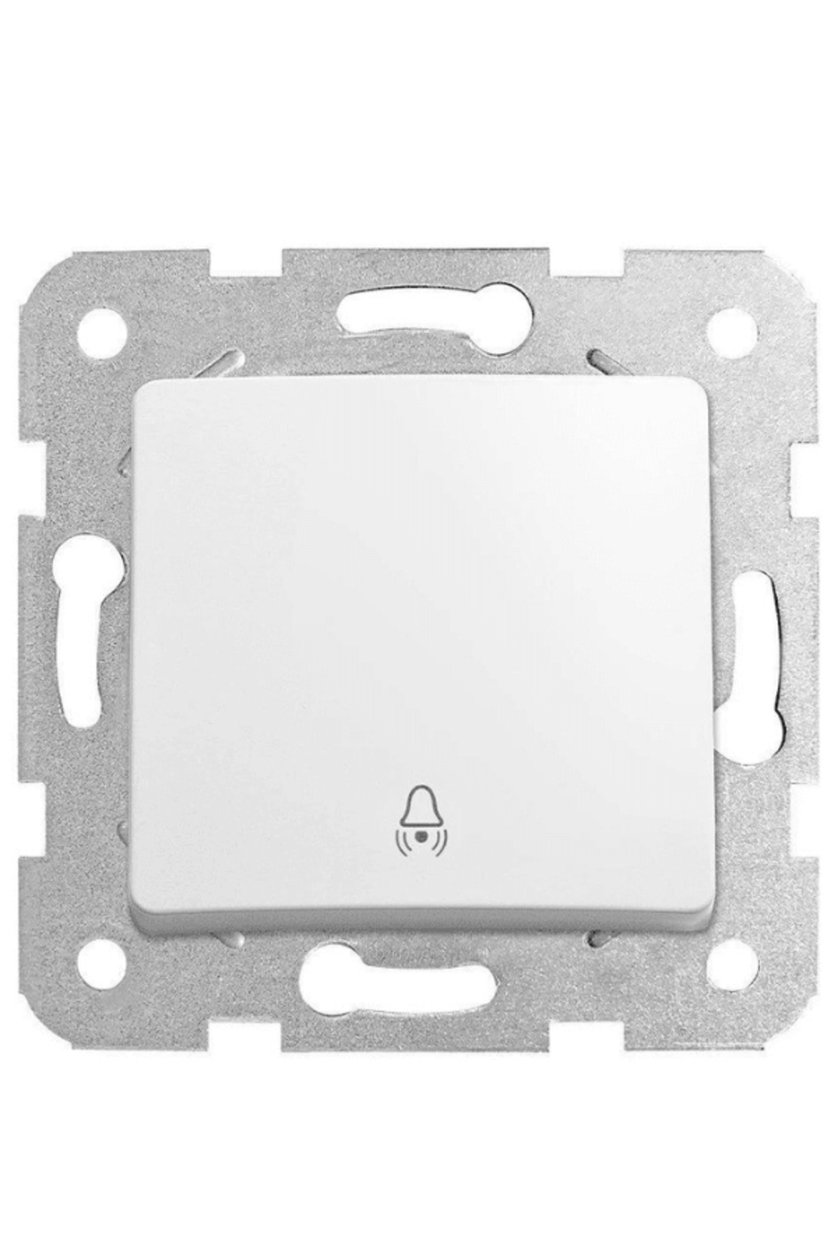 Viko Linnera Zil Anahtarı Beyaz (Çerçeve Dahil) 90440006 (2 Adet)