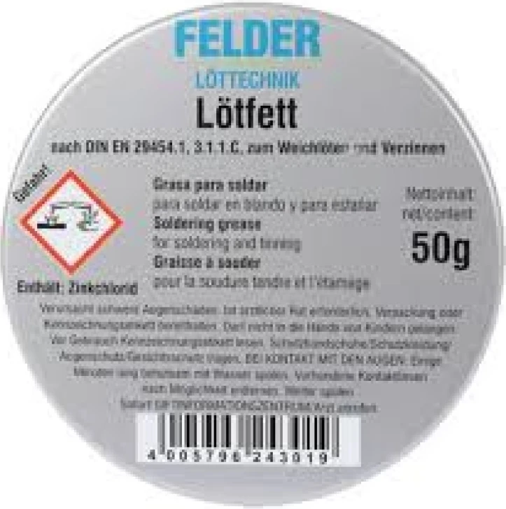 Felder Lötfett Lehim Pastası 50 gr