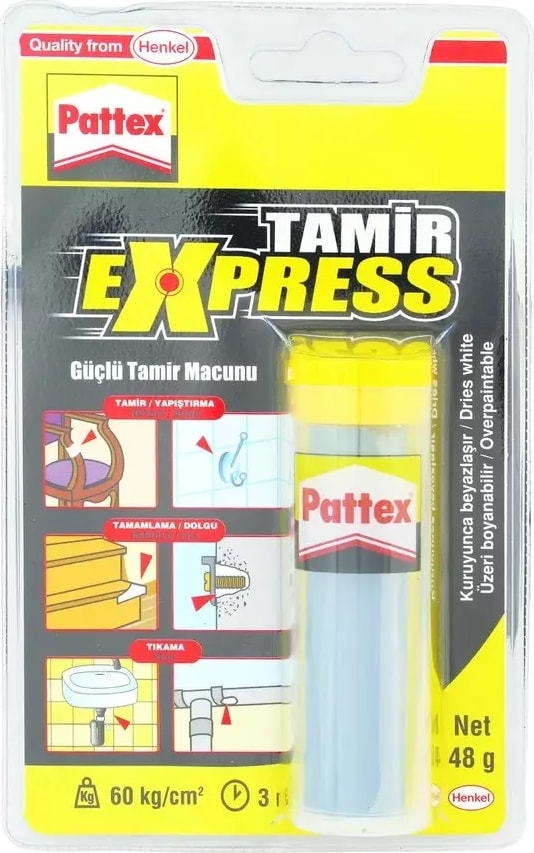Pattex Tamir Express Blister Tamir Macunu 48 gr