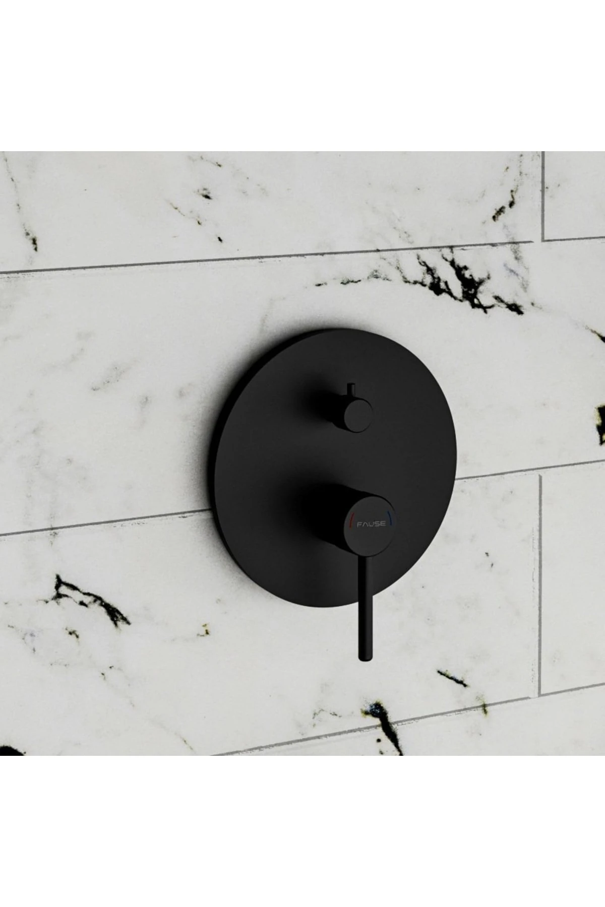 Ankastre Banyo Bataryası Adonis 3 Yönlü Siyah Kab101-3b