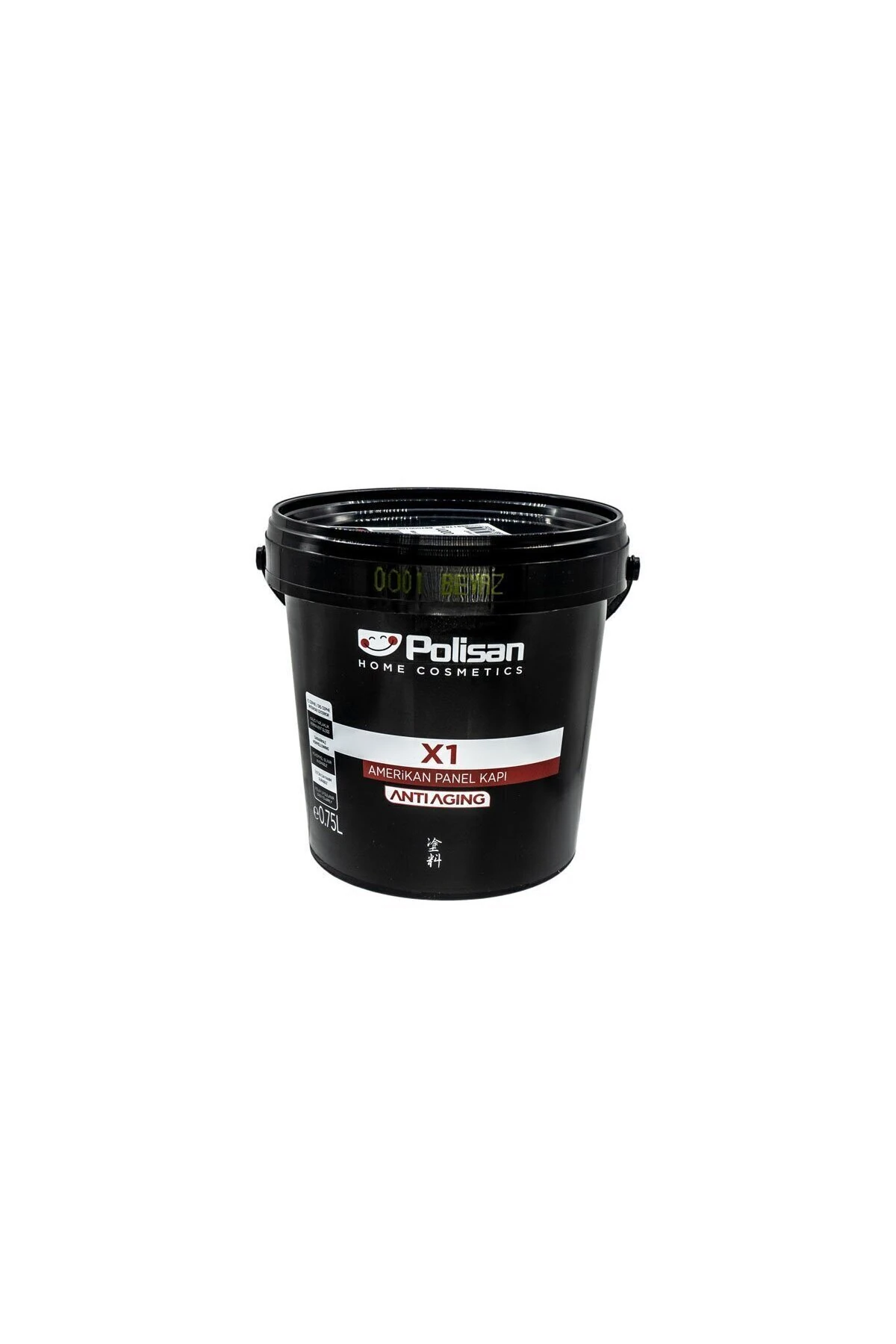 X1 Kokusuz Panel Kapı Boyası Amerikan Panel 0,75 lt Beyaz