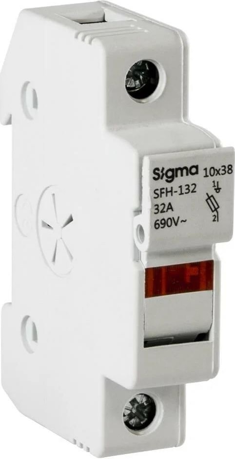 SFH132 10X38 1p Silindirik Sigorta Yuvası