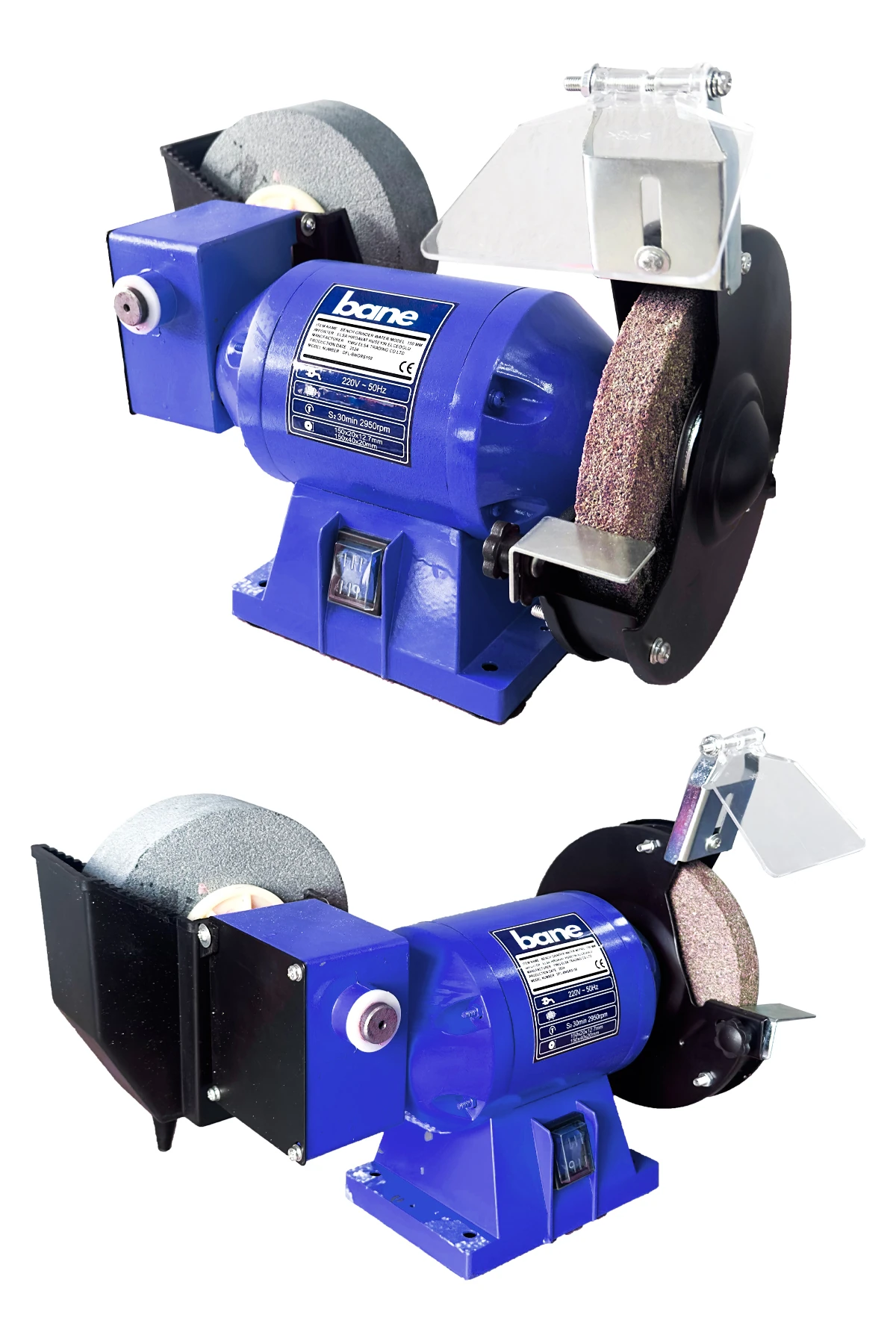 Profesyonel 300 W Sulu ve Kuru Çark Motoru Zımpara Bıçak Balta Bileme Makinesi Taş Motoru 150 mm