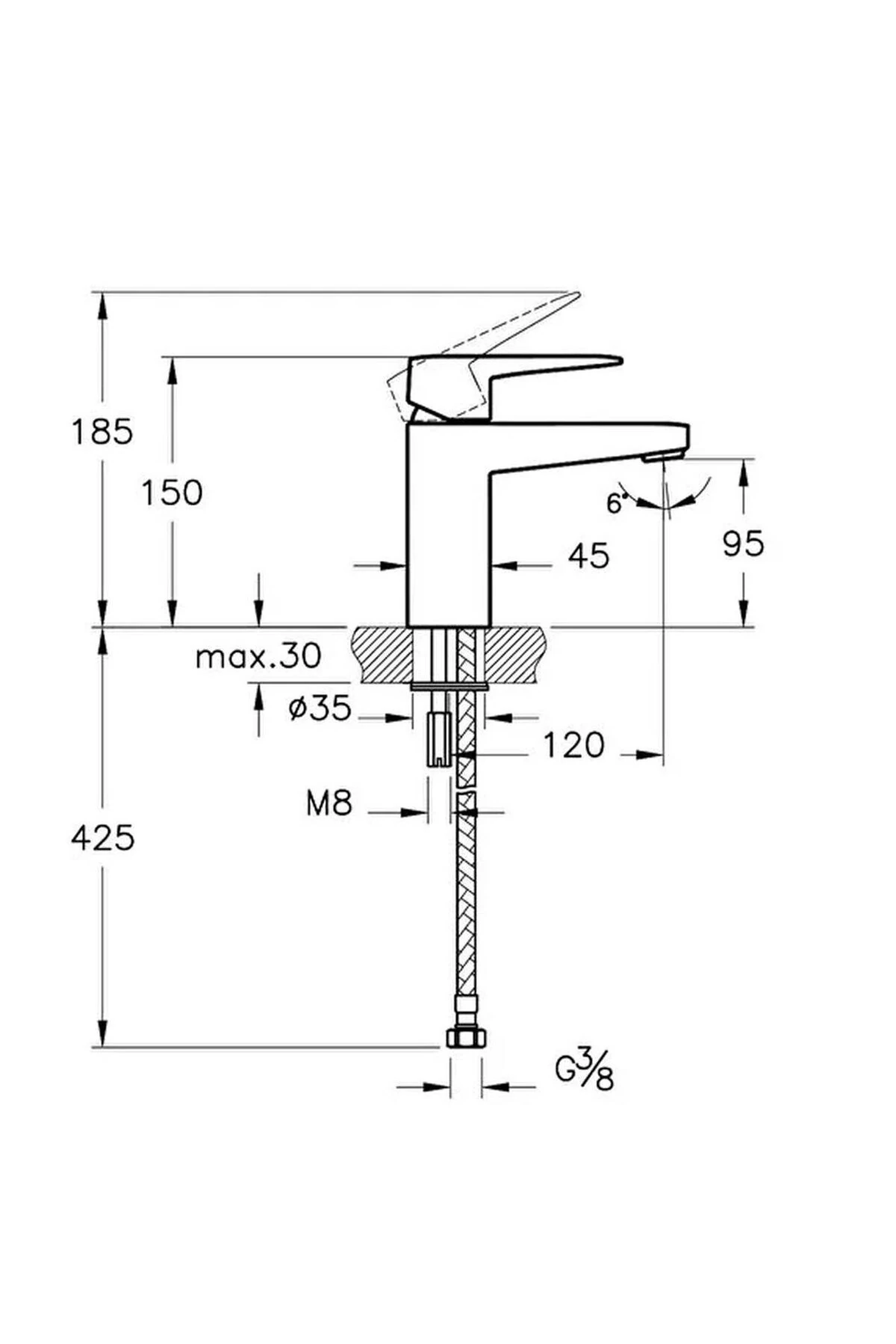 Artema Lavabo Bataryası, Root Square, A42732