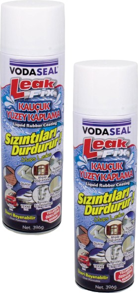 2''li Paket Leak Fix Su Geçirmez Sızdırmaz Sprey 396 gr Beyaz