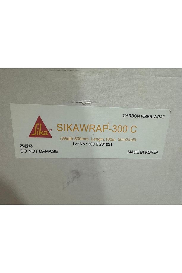 Wrap-300 C YAPISAL GÜÇLENDİRME UYGULAMALARI İÇİN TASARLANMIŞ TEK DOĞRULTULU KARBON LİFLİ DOKUMA