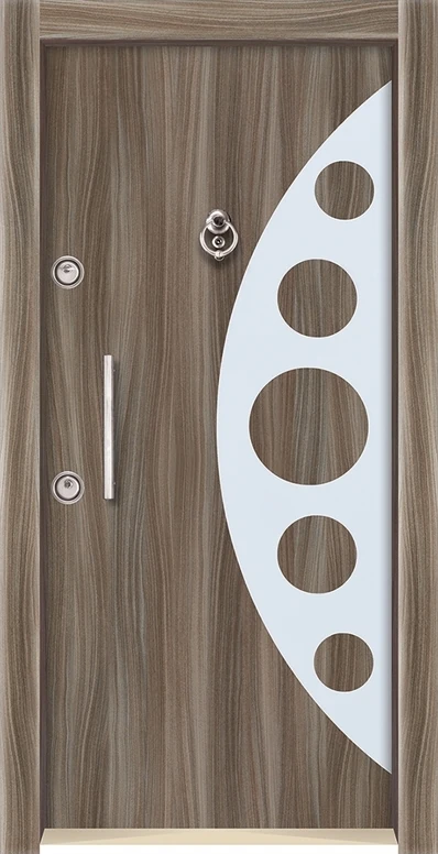 3557 Ahşap Kaplama Çelik Kapı, Kaplama Daire Kapısı