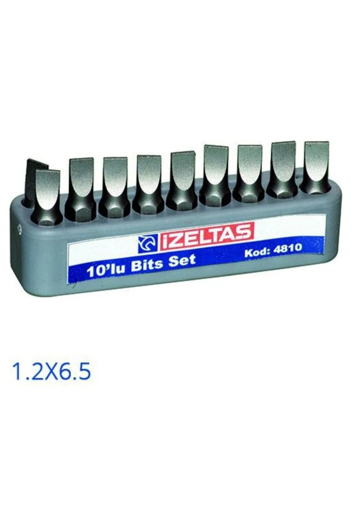 Düz Bits Uç Set 1.2 X 6.5