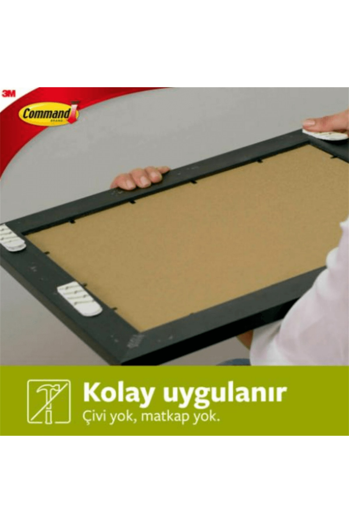 ™ Command™ 17207-cıs Orta Boy Dar Cırt Bant, Max 5,4 Kg (4 SET DAR CIRT BANT)
