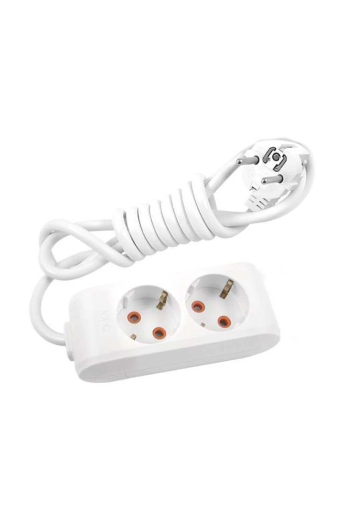 Multilet İkili Priz Topraklı Kablolu Ç.K. 2 Mt 90113202