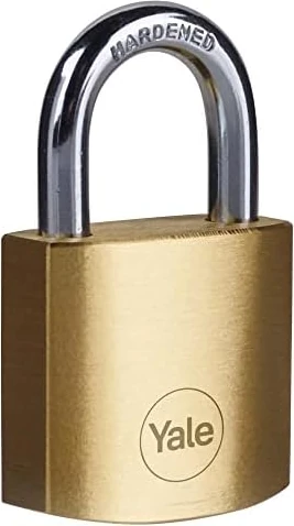 Y110B/30/115/2 - 30MM Pirinç Asma Kilit 2'li Set - Koruma - Çelik Halka - 3 Anahtar