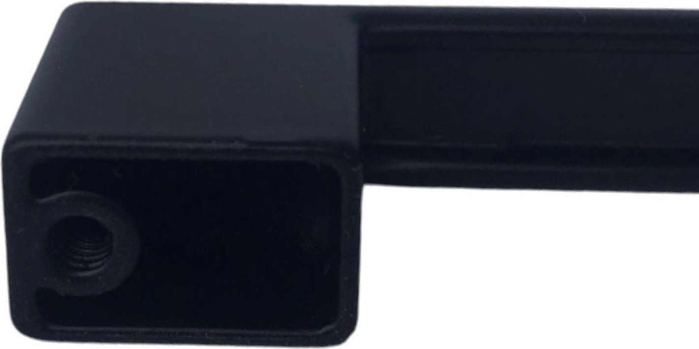 12 Adet Marmara Kulp 128 mm Siyah Mutfak Kulpu Çekmece Dolap Kapak Kulbu Metal Mobilya Dolabı Kulpları