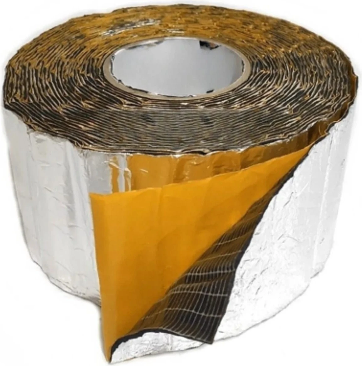 Araç Oto Ses Isı Yalıtım Bandı 3mm x 10CM x 5metre Alüminyum Folyolu Kauçuk Bant Izolasyon Malzemesi