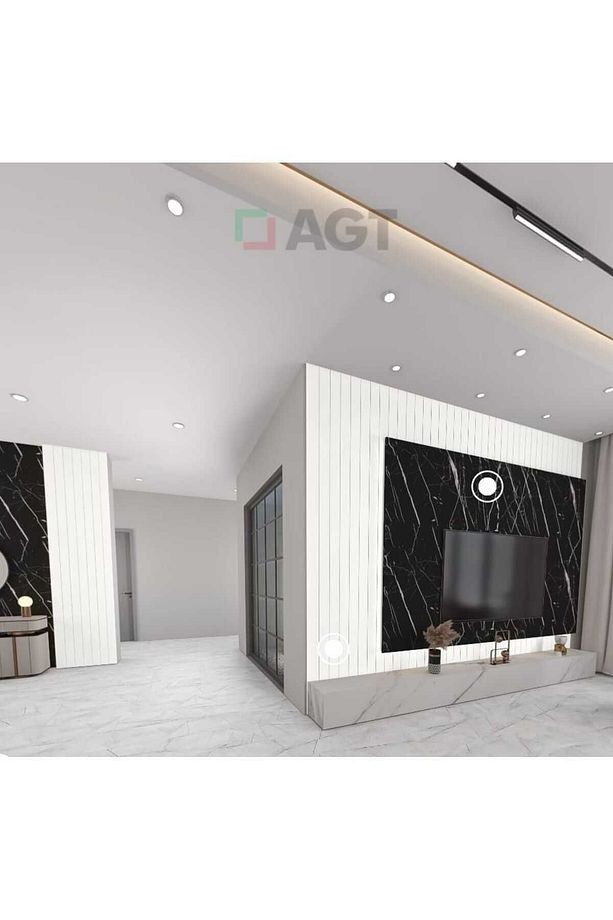 Antalya Yıldız Duvar Lambri Profili Lb 2250 Duvar Paneli Soft Touch Beyaz