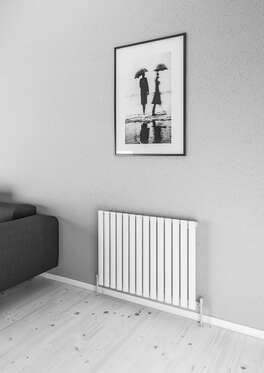Palesa Yatay Çelik Radyatör 825X600 Pütürlü Beyaz (Ral 9016)