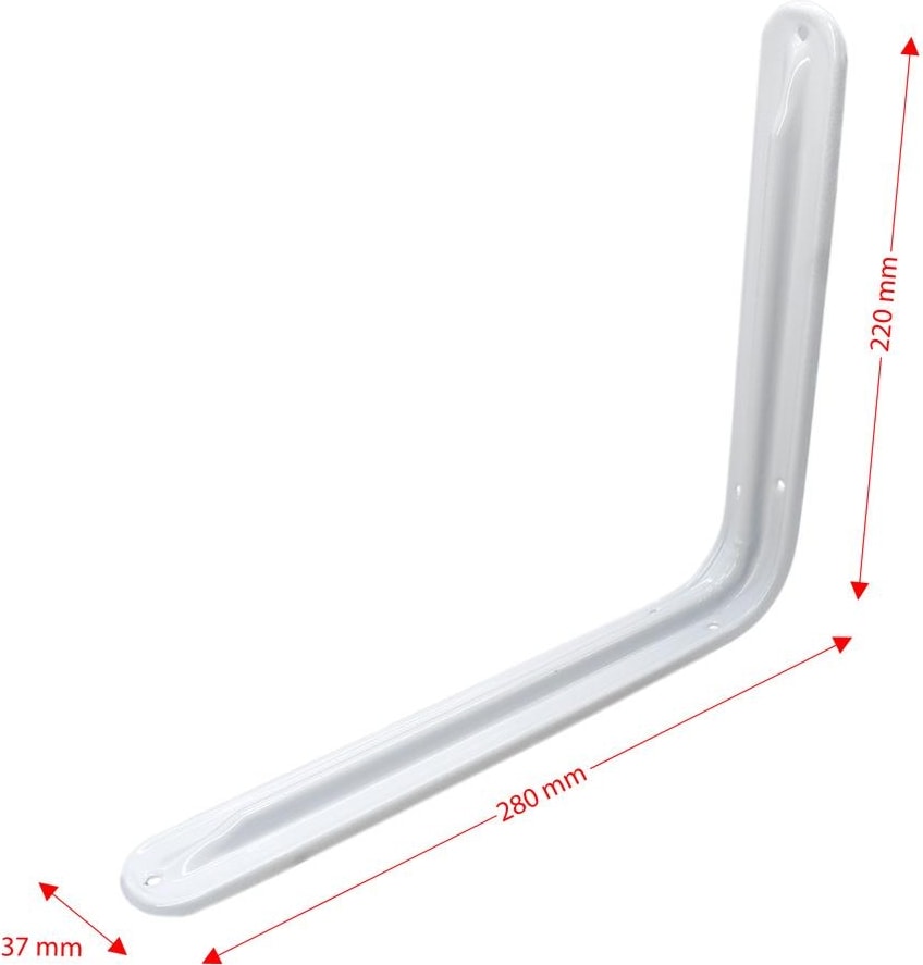 6404 Lüks Raf Altı Beyaz 10X12 (220X280 Mm)