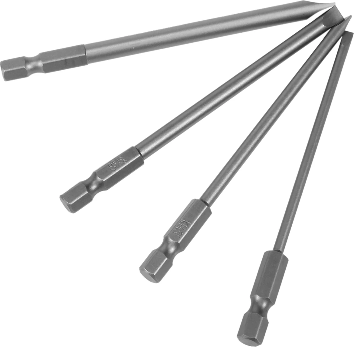 16 Adet Uzun Manyetik Tornavida Uçları Seti Oluklu + + Altıgen + Torx Matkap Ucu Seti 1/4 Inç Hex 100MM Uzunluk (Yurt Dışından)