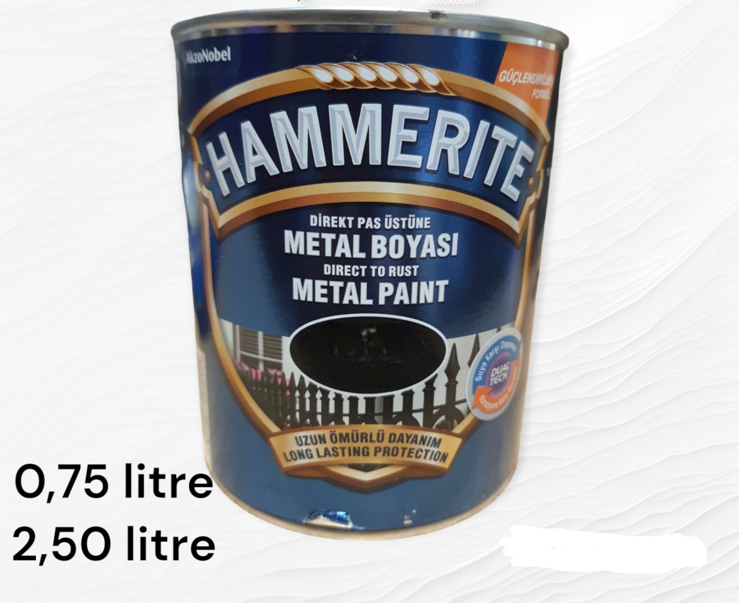 Hammerite 0,75 Litre ( Direkt Pas Üstüne Sürülen Boya )