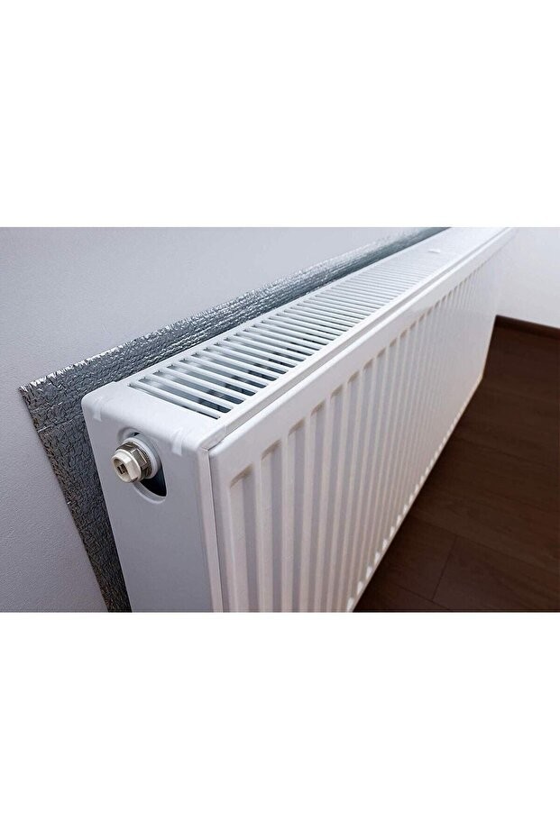 4 Adet Alüminyum Folyolu Radyatör Petek Arkası Isı Yalıtım Izolasyon Levhası 50x100cm Kalınlık:10mm
