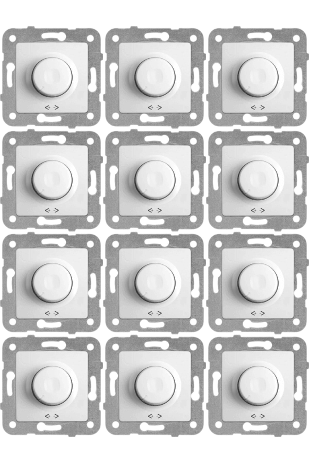 Viko Linnera Dimmer Beyaz (Çerçeve Dahil) 90440047 (12 Adet)