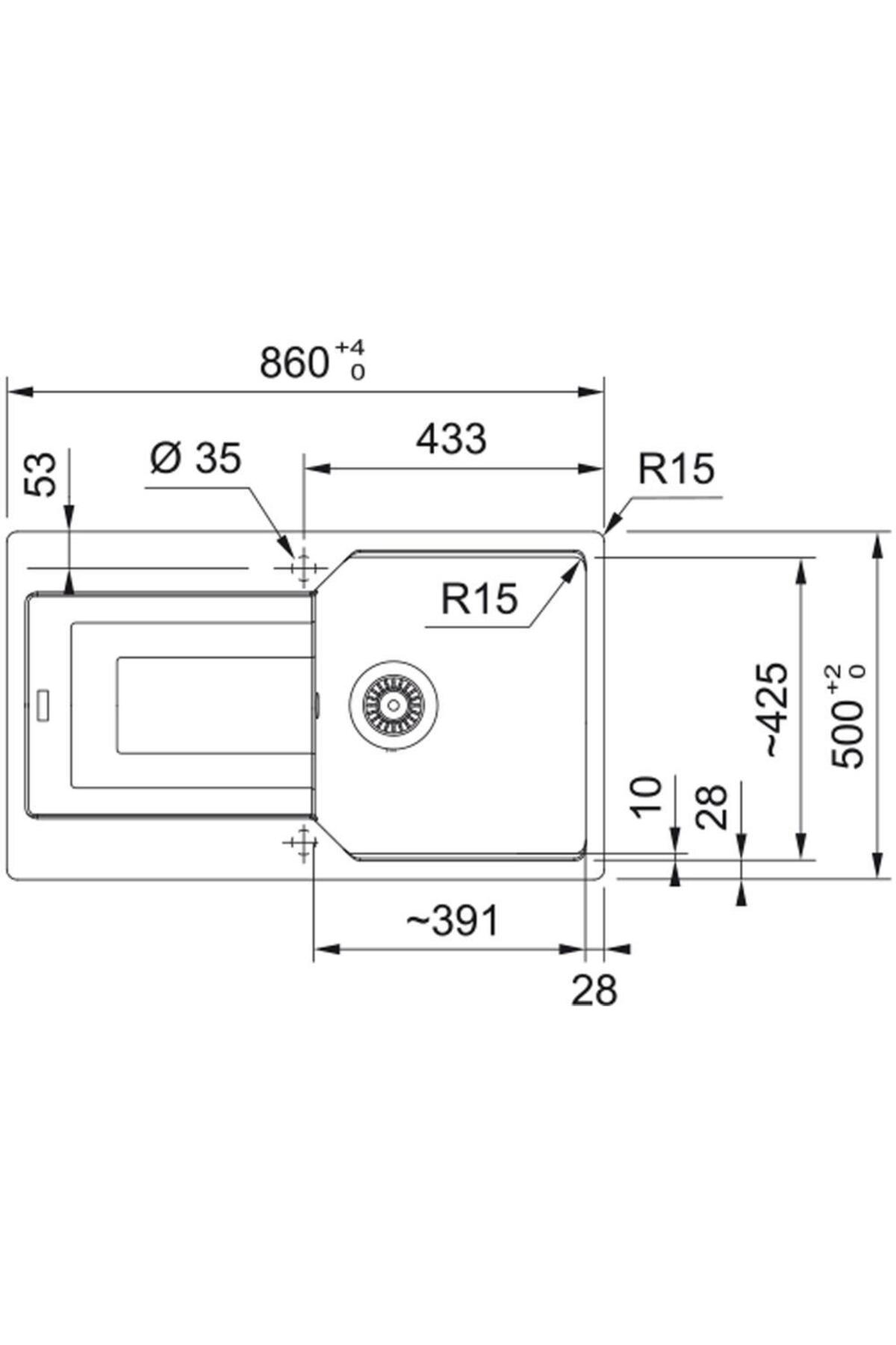 Urban UBG 611-86 Avena Granit Evye Active Plus Doccia 2.0 Batarya Set