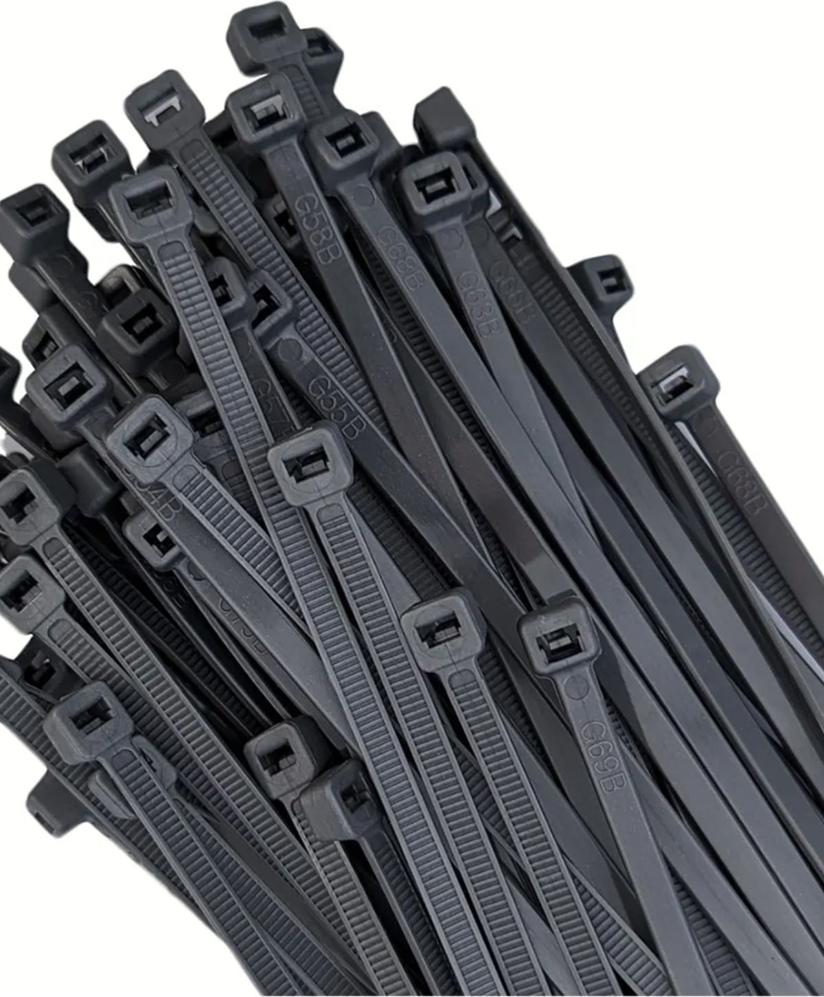 300 Adet Siyah Elektrik Kablosu Kablo Bağı Klips Plastik Kelepçe Cırt Cırt Kelepçe 25 Cm-3.6 mm