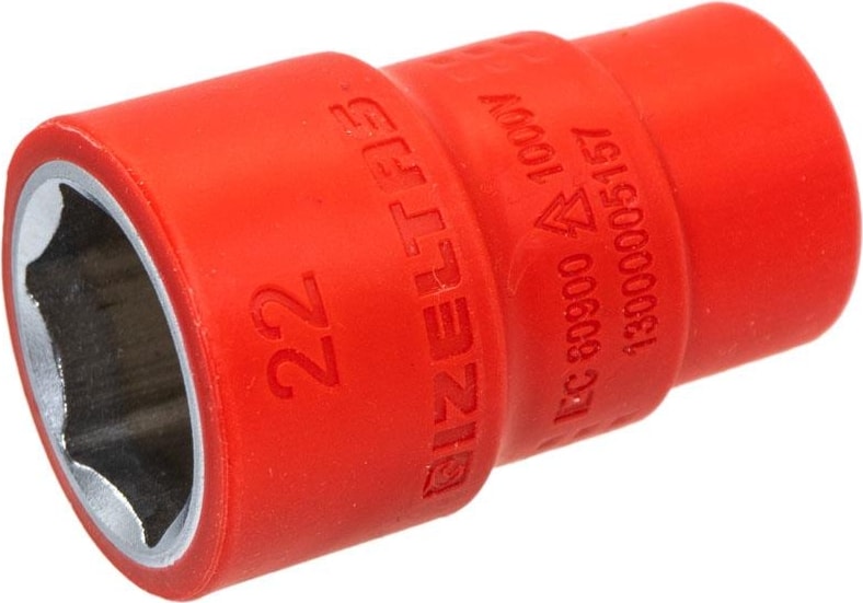 Izeltaş 13000005157 1000V Izoleli 6 Köşe 1/2" Lokma Anahtar 22 mm