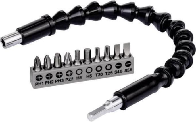 BOSCH Esnek Bükülebilir Vidalama Seti 30 cm 10 Parça (2608522377)