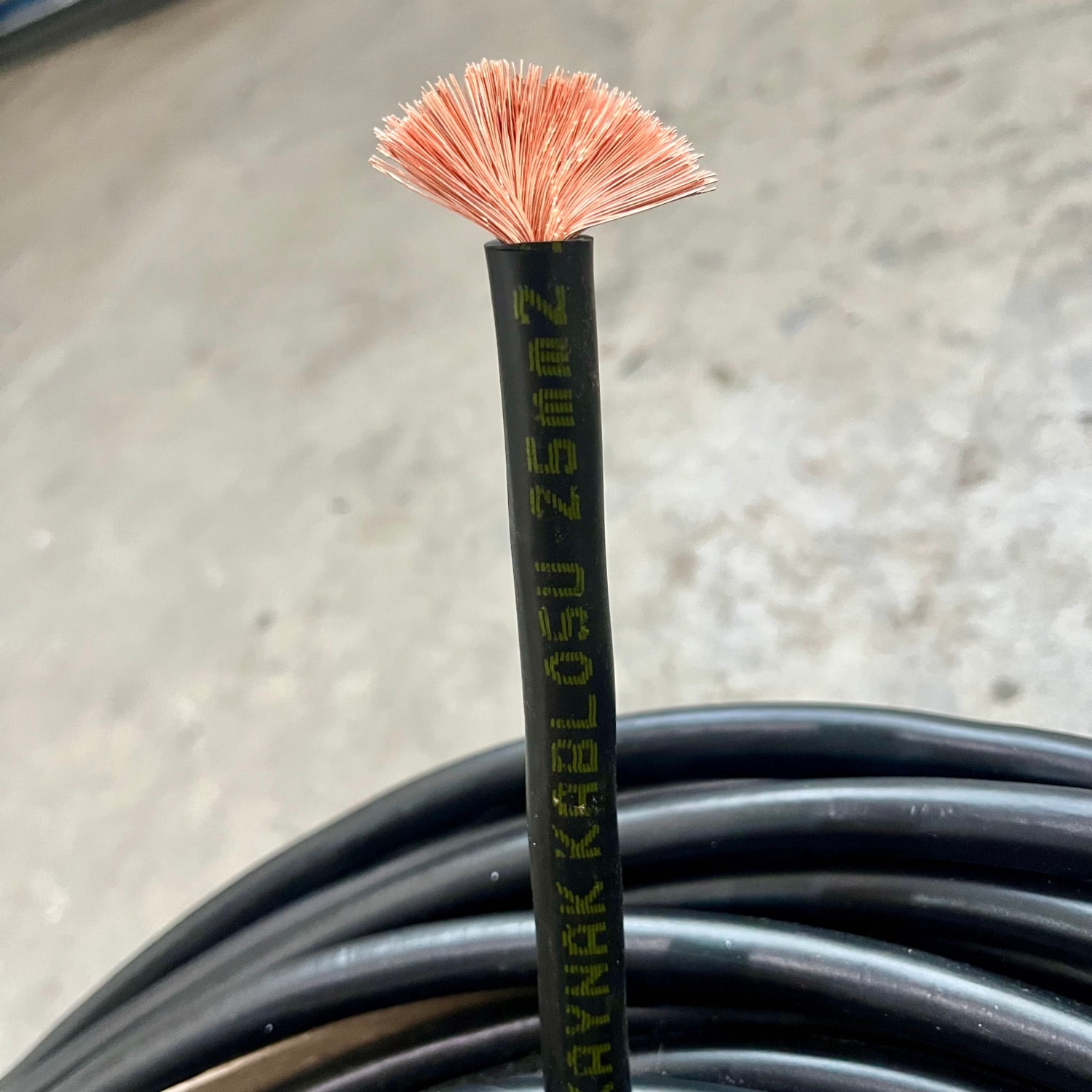 4 Metre 25 mm Kaynak Kablosu
