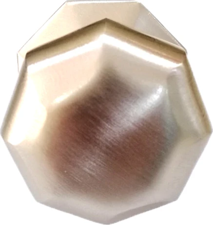 Kristal Saten Çelik Kapı Topuzu - Kapı Babası