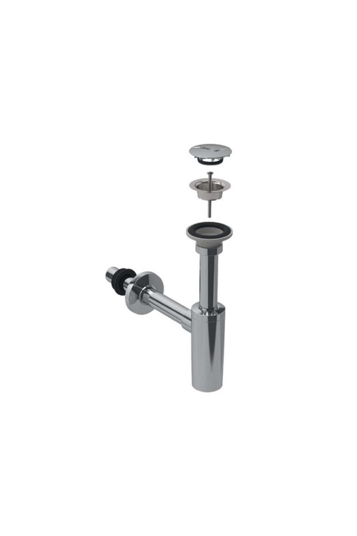 Lavabo Sifonu Seti T Tipi Parlak Krom 151.020.21.1