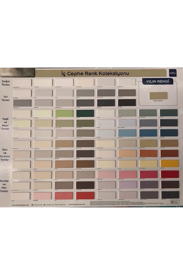 Plastik Mat Su Bazlı Silinebilir Iç Cephe Duvar Boyası 15 Lt Kum Beji