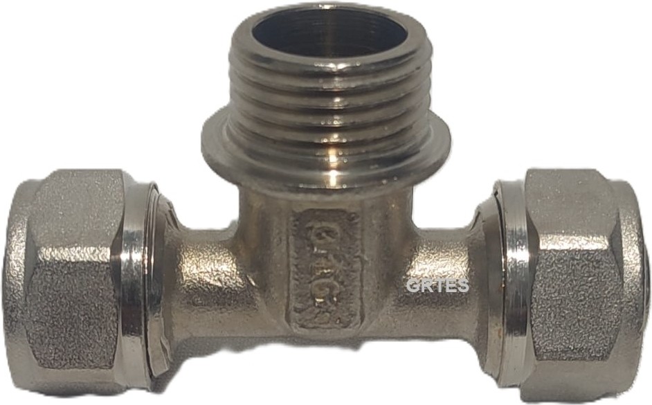 Ø16X1/2" Pex Te Dış Dişli - Erkek (Mobil Sistem Bağlantı Parçası)