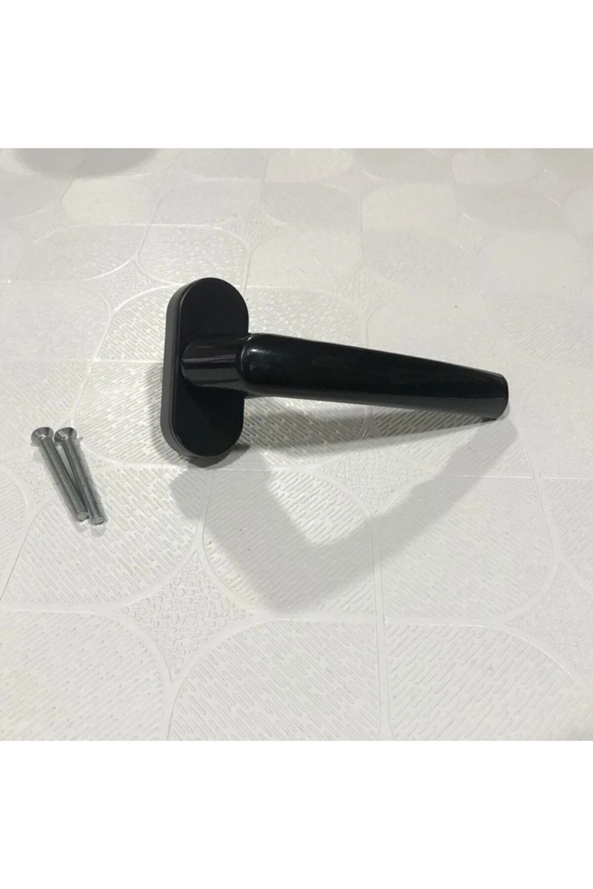 Pimapen Pvc Tek Taraflı Kapı Pencere Kolu Siyah 2 Yıl Sağ Kapı Kolu Alüminyum