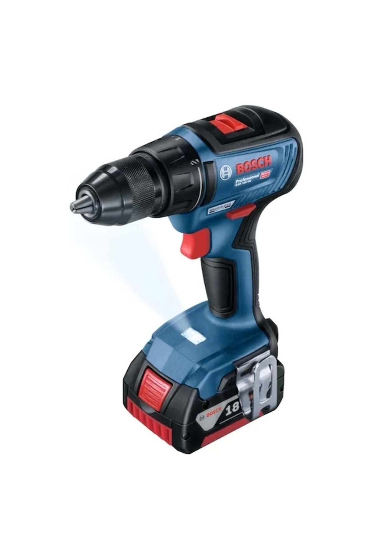 BOSCH GSR 18V-50 2.0Ah Çift Akülü Delme Vidalama Makinesi - 06019H5000
