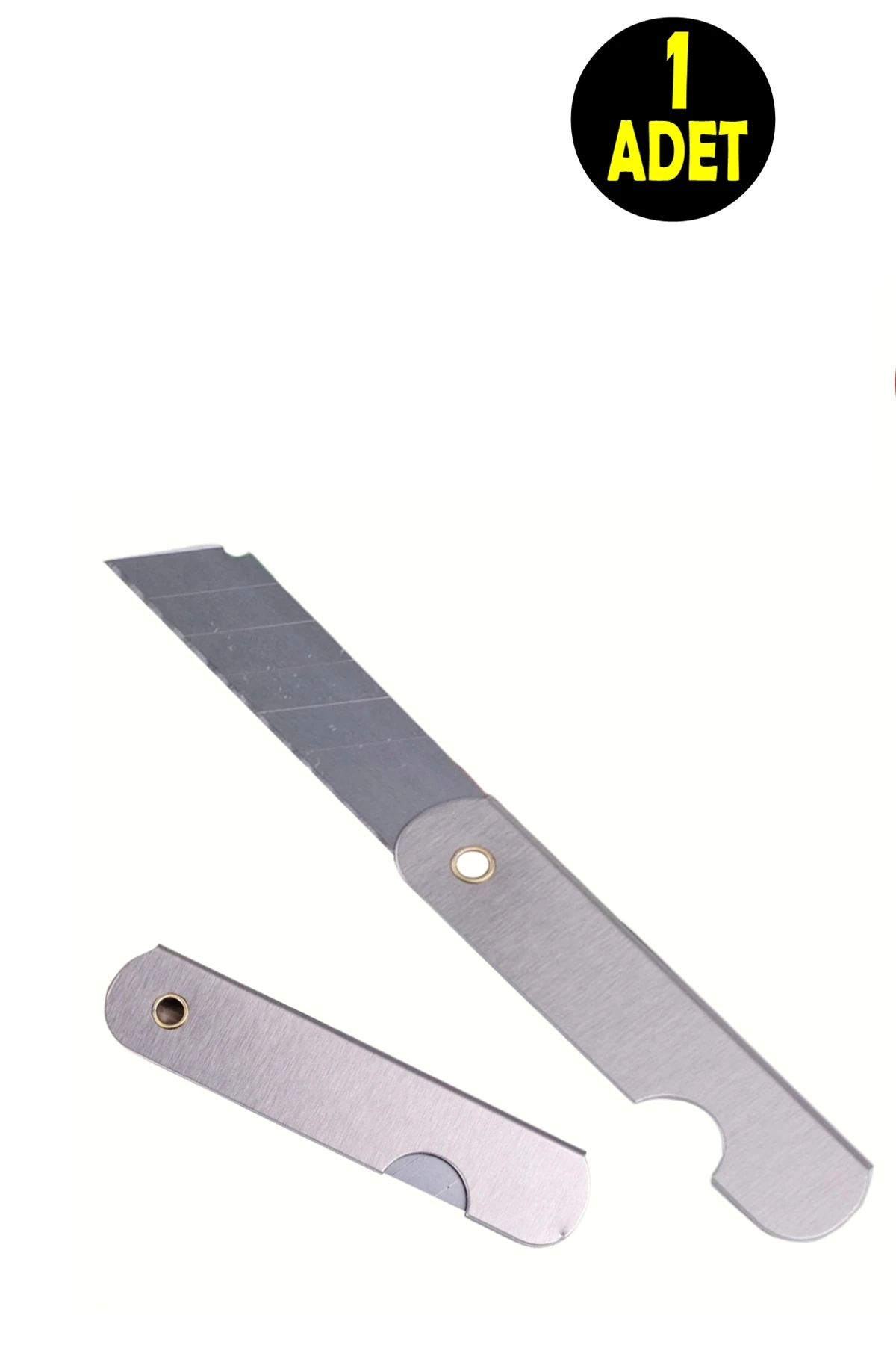 1 ADET Çelik Kamp ve Doğa Aktivitilerine Uygun Katlanır Mini Falçata Cep Anahtarlık Maket Bıçağı