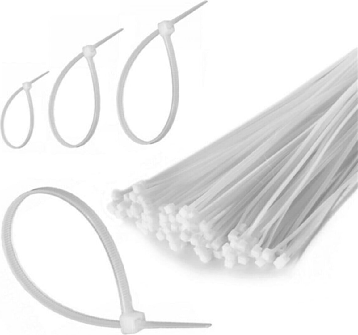 100 Adet Plastik Cırt Kelepçe Kablo Bağı Kablo Düzenleyici- 3.6 x 150 mm (4989)