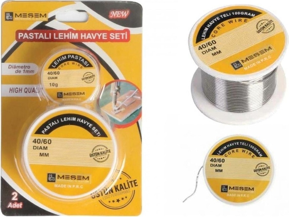 Lehim Havye Seti (4140)(10 gr Pasta 50 gr Tel)(40/60 Dıam)