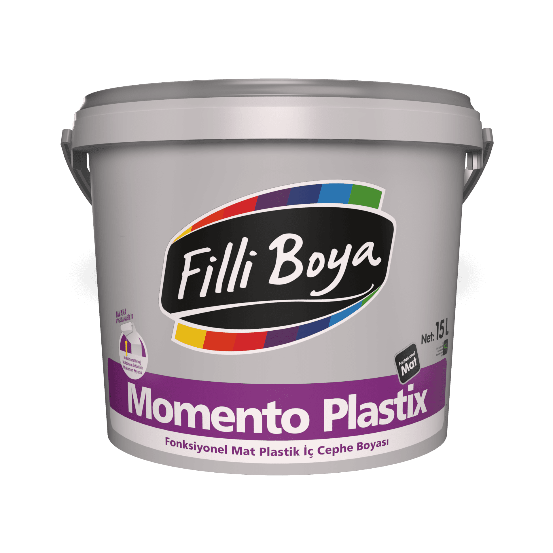 FİLLİ MOMENTO PLASTİX İÇ CEPHE BOYASI 15 LT