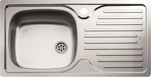 Evye Infant Ob Paslanmaz Çelik Sağ 86X44 Evye Sifon Dahil